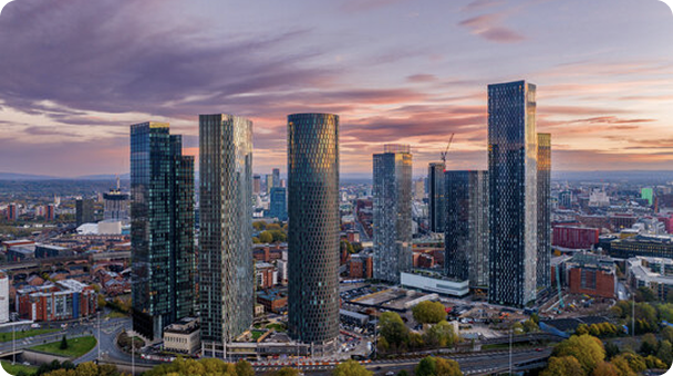Manchester skyline